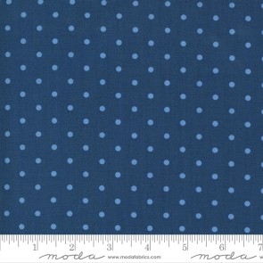 Crystal Lane 2987 17 Snow Dots Blue by Moda Fabrics - By The Yard